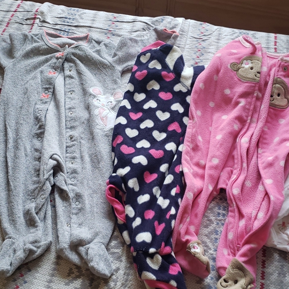 Baby girl sleepers